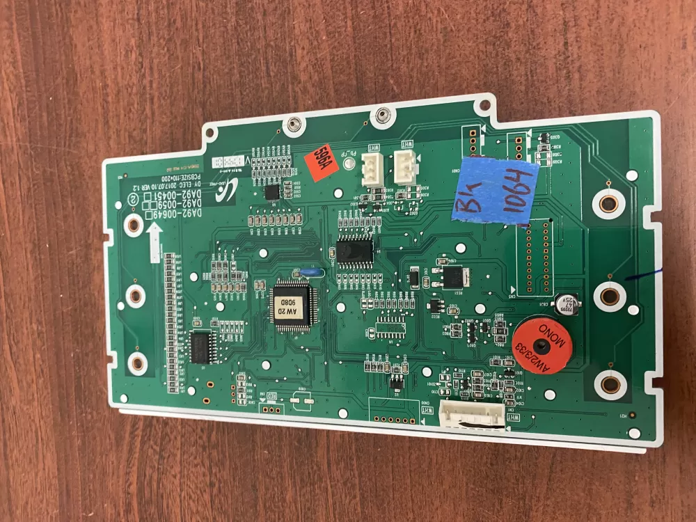 Samsung DA92 00649A Refrigerator Control Board Dispenser AZ43113 | BK1064