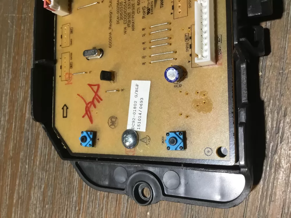Samsung DC92 01802G DC9201802G Washer Control Board AZ50988 | NR1841