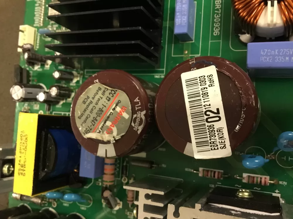 LG EBR73093602 EBR73093607 Refrigerator Control Board AZ91350 | NRV432
