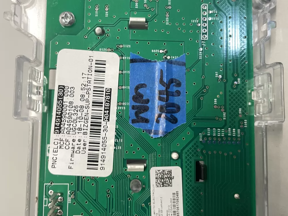 Electrolux 914914055 A04187810 Washer UI Control Board AZ221015 | Wm2045