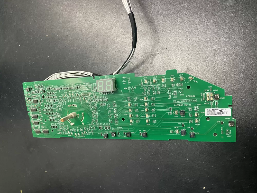 Whirlpool 8564295 User Interface Control Board AZ21837 | BK1052