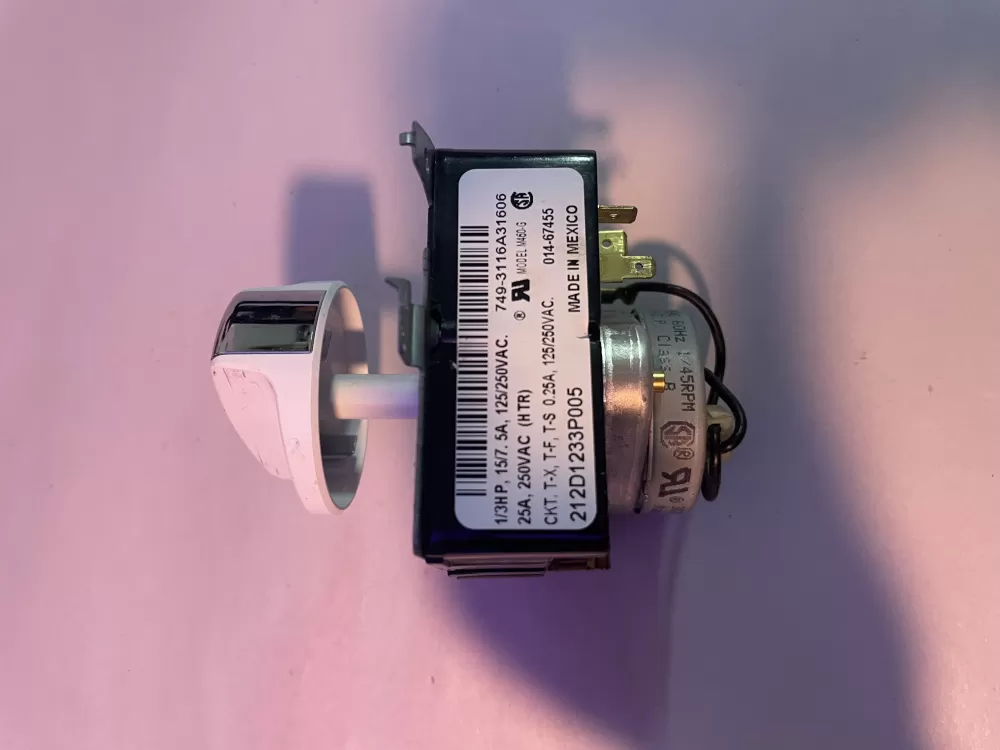 GE 212D1233P005 Dryer Timer