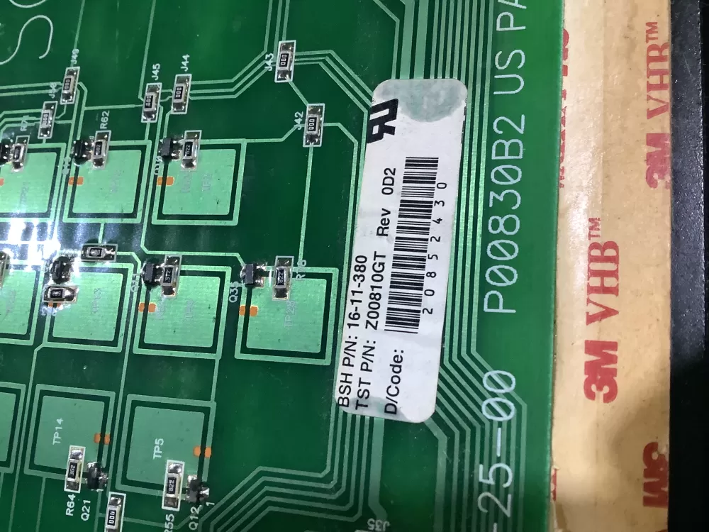  11 380 27 Oven Control Board Thermador Single Touch Panel Assy AZ144011 | SL104