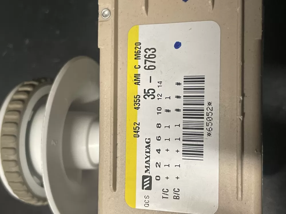 Maytag 35 6763 Washer Timer AZ11487 | 629