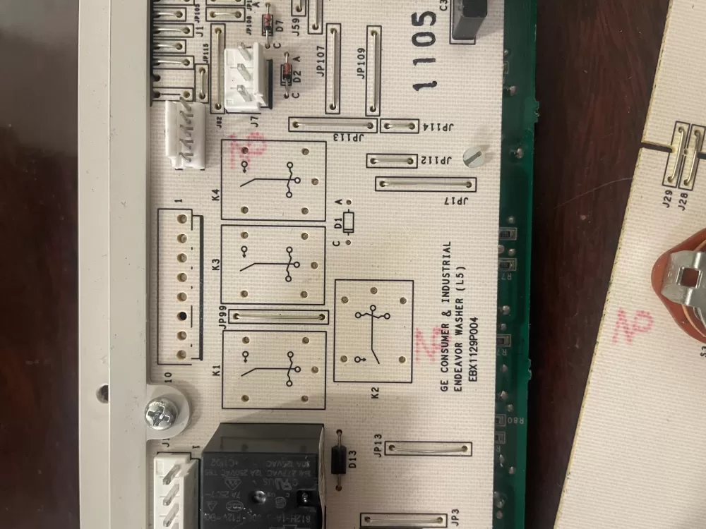 GE 175D5261G035 EBX1129P004 WH12X10508 Washer Control Board AZ41893 | KM1732