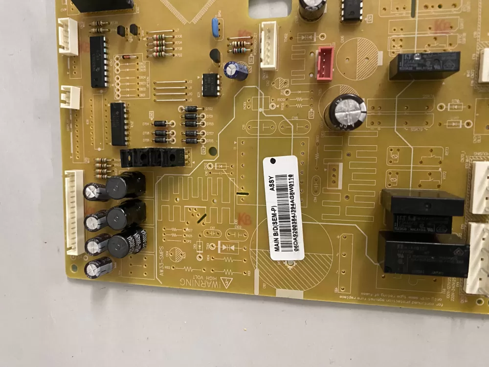 Samsung DA92 00384J DA9200384J Refrigerator Control Board AZ204565 | BK2138