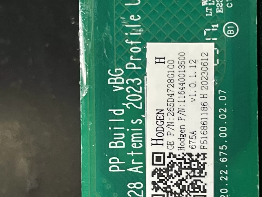 GE Genuine Washer UI Control 265D4728G100 WD21X3377 265D4728 AZ24610 | WMV292