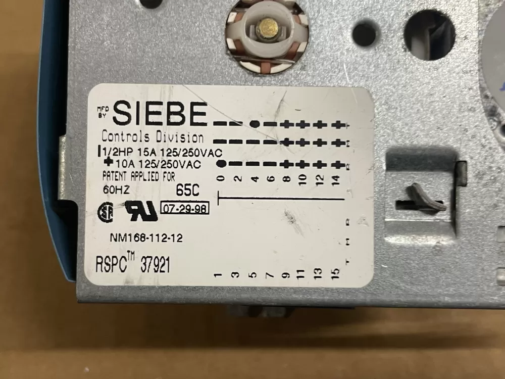 Whirlpool 37921 Washer Timer AZ101754 | Wm891