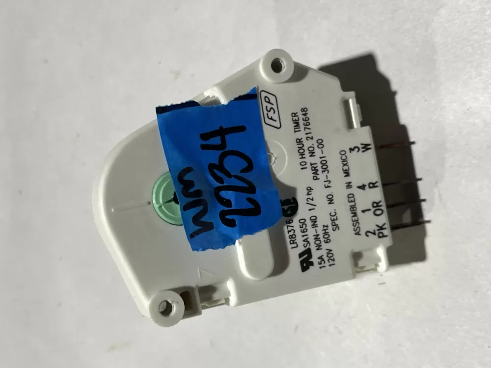Whirlpool Kenmore W10822278 Refrigerator Defrost Timer AZ121757 | Wm2234