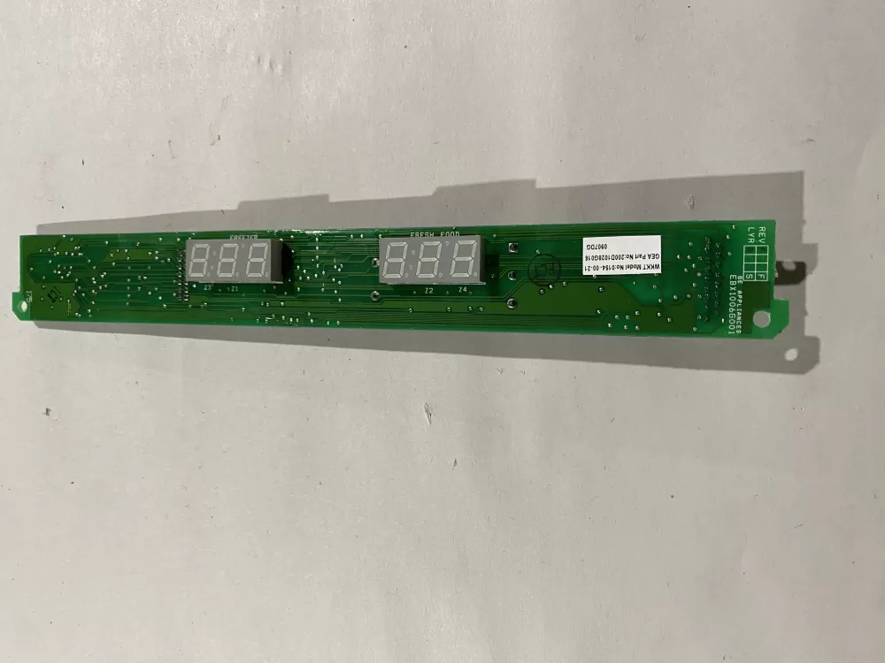 GE 200D1028G016 Refrigerator LED UI Display Control Board