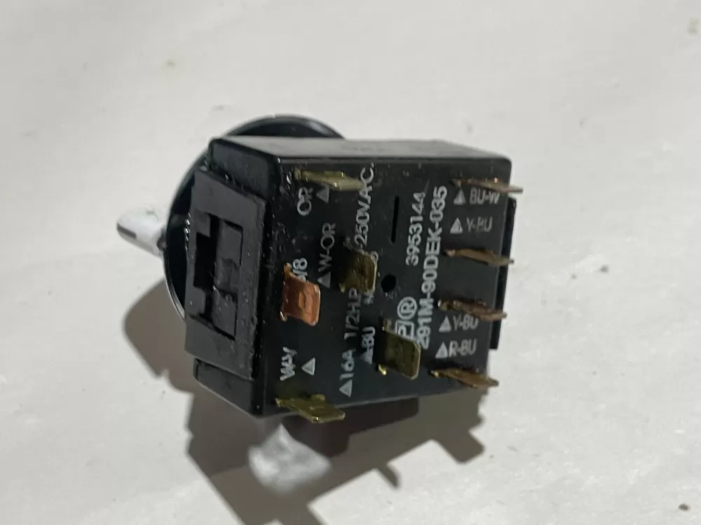 Kenmore 291M 90DEK 035 Washer Switch AZ141328 | Wm2124