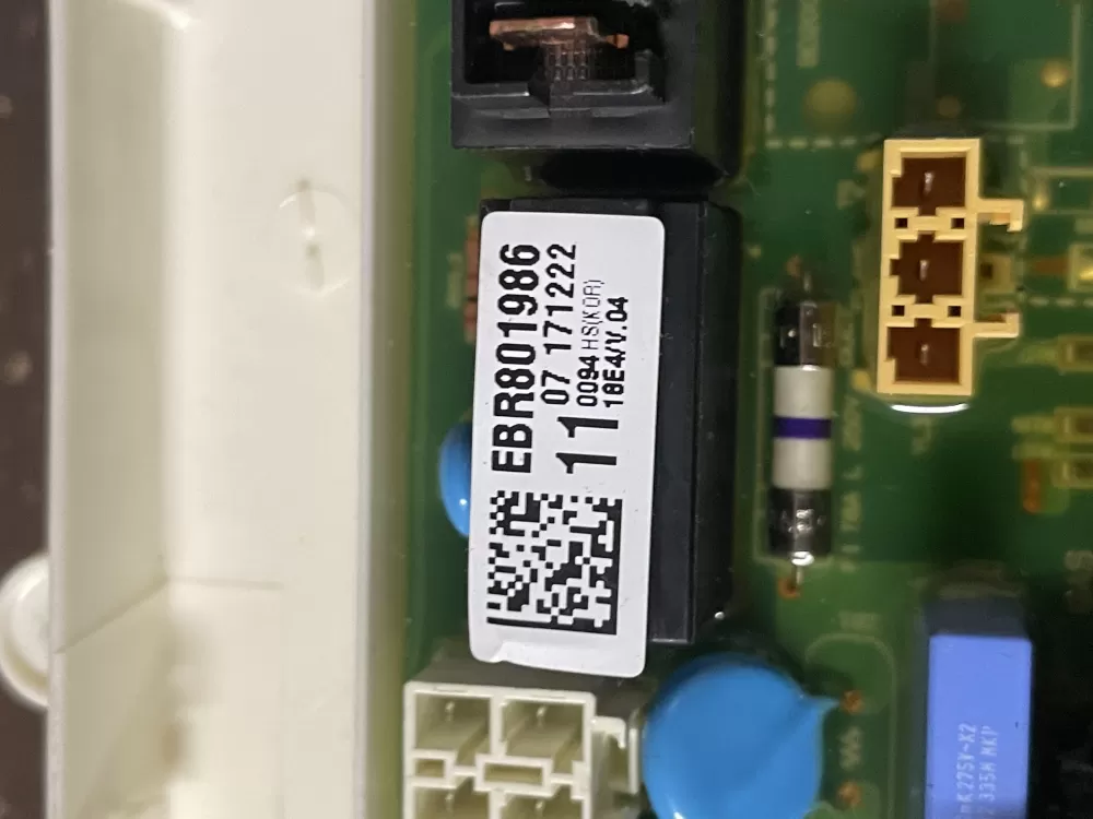 LG EBR80198611 Dryer Control Board AZ51676 | Wmv531