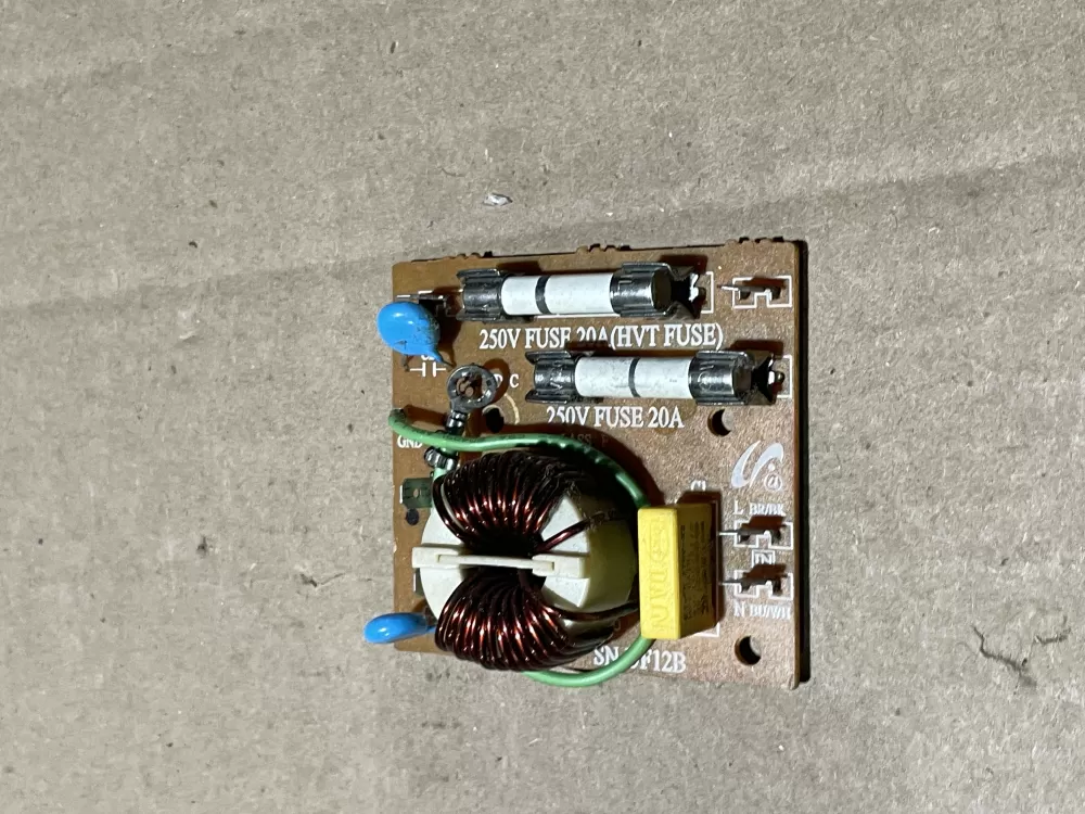 GE SN-UF12B Wb02x11244 Microwave Control Board Noise Filter AZ66323 | Wm660