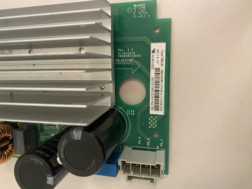 GE 290D2861G105 Washer Inverter Control Board AZ113727 | BK667