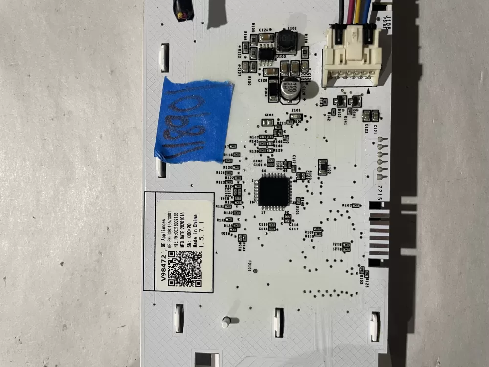 GE 308D1567G001 WH22X31164 Washer Control Board User Interface AZ198605 | KMV890