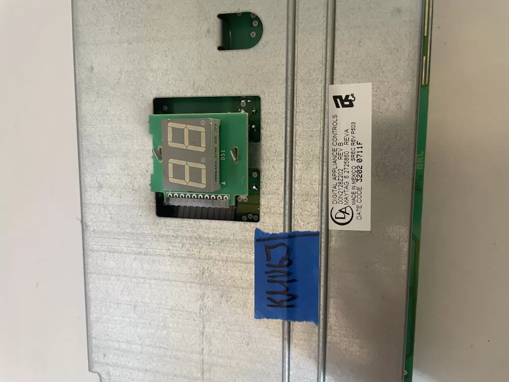 Maytag 6 2725860 Washer Control Board Display Interface AZ122870 | KMV63
