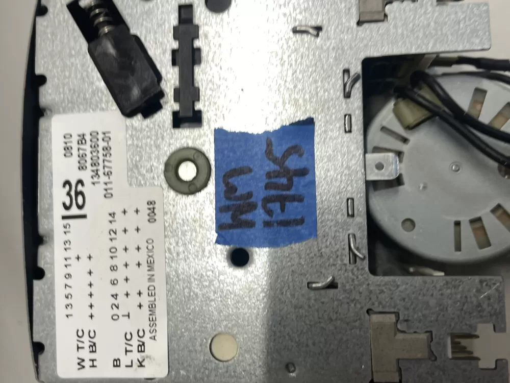Frigidaire 134803600A Washer Timer AZ219523 | Wm1745