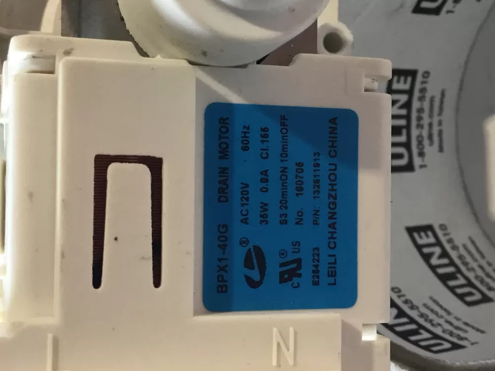 Electrolux  Kenmore 132611913 Washer Water Drain Pump