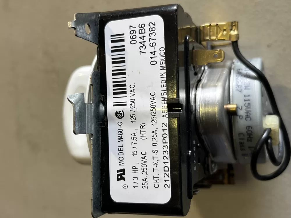 GE 212D1233P012 WE4M364 Dryer Timer AZ44339 | JT1667