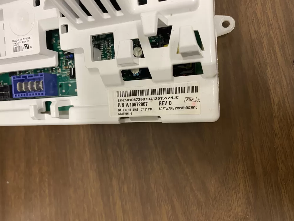 Kenmore W10672907 Washer Control Board AZ29783 | BK336