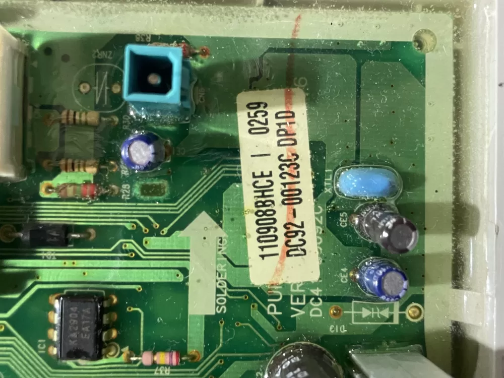 Samsung DC92-00123C AP4559425 Dryer Control Board AZ178663 | Wm482
