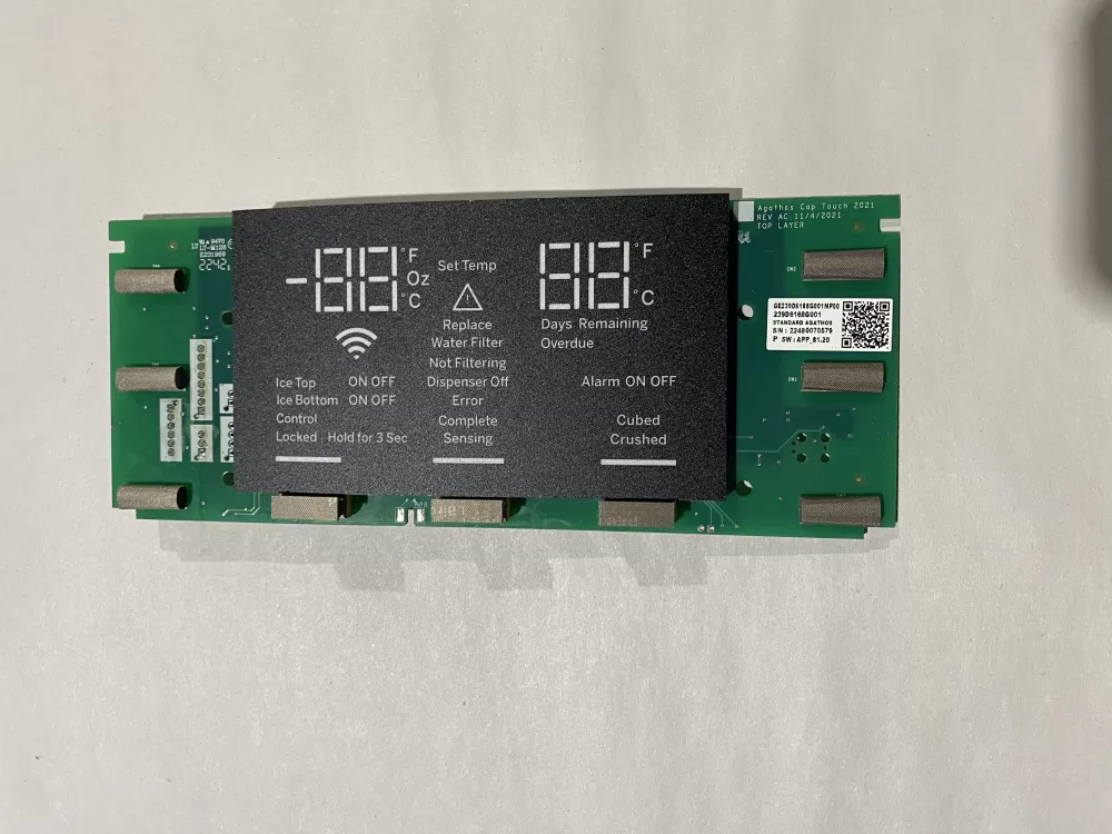GE 239D6168G001 Refrigerator Control Board
