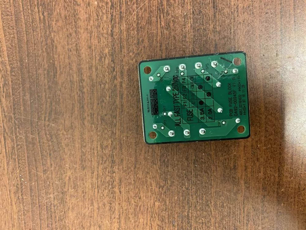 Samsung DA92 00945F Refrigerator Control Board Fuse AZ58365 | BK1980