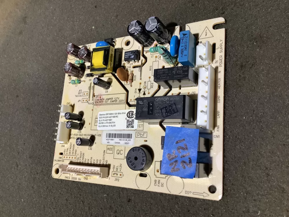 Electrolux Refrigerator A02710601 Main Control Board AZ112376 | NR2121