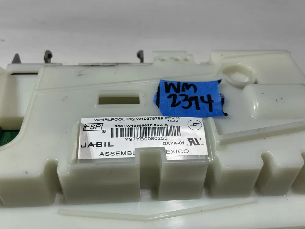 WHIRLPOOL DISHWASHER CONTROL BOARD PART # W10375799 W10440227 AZ142369 | Wm2394