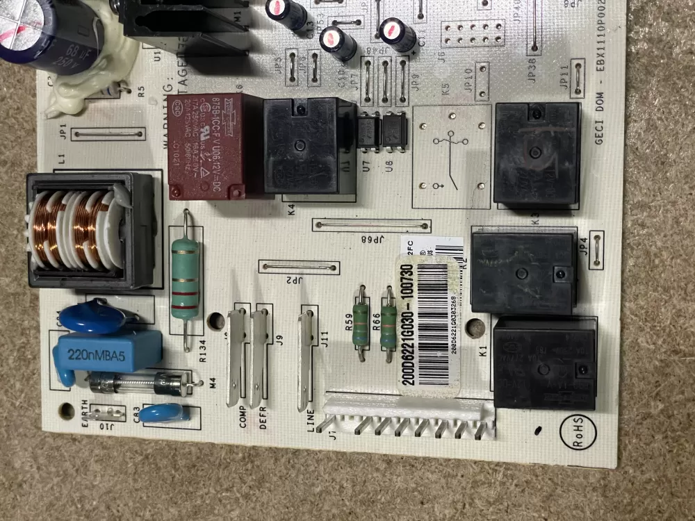 GE 200D6221G030 WR55X24347 AP5970765 Refrigerator Board Control AZ26868 | KM260