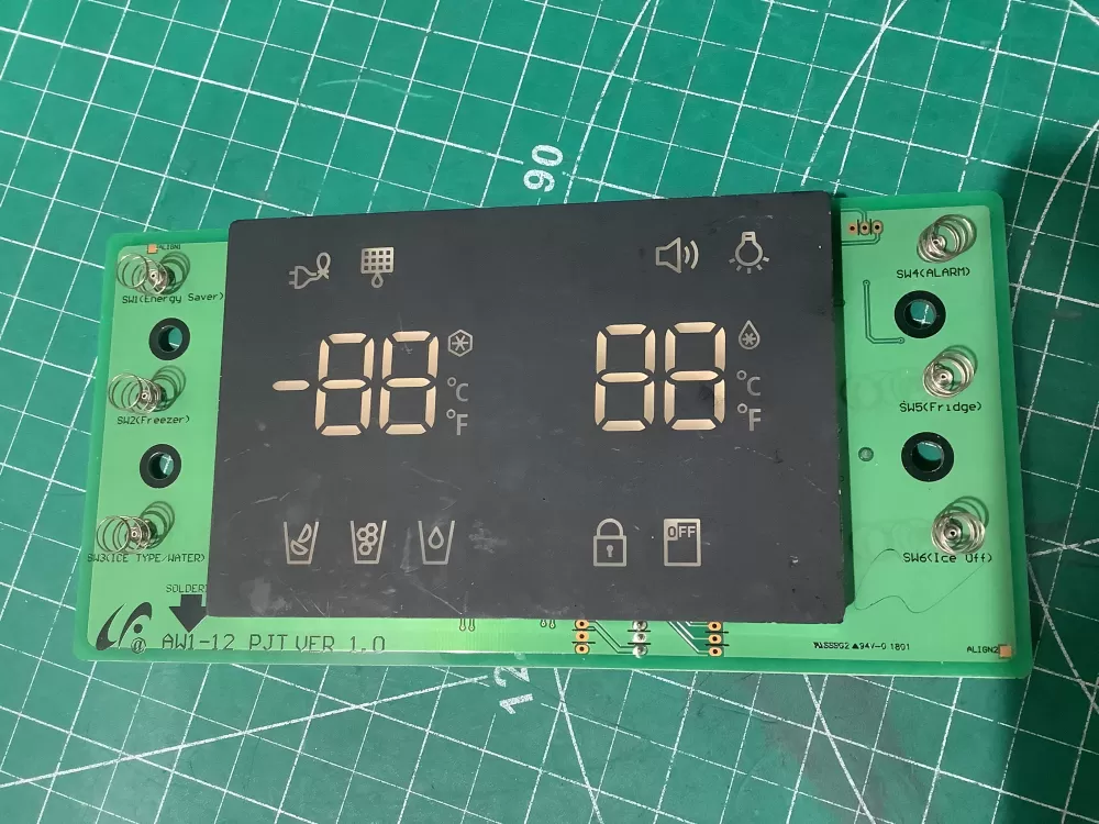 Samsung DA92-00368B DA92-00368 B Refrigerator Dispenser UI Control Board