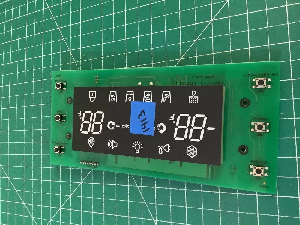 Samsung DA41-00463E Refrigerator Dispenser Display Control Pn: AZ191578 | NR1413