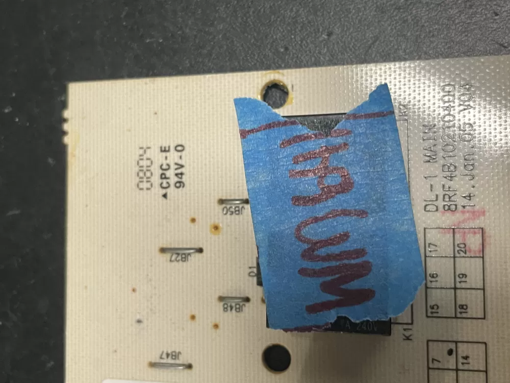 GE 165D7802P301 165d7802p301 Dishwasher Control Board AZ12510 | 641