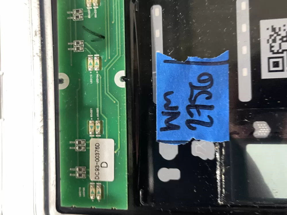 Samsung DC92-01607J DC94-06643A Dryer UI Control Board AZ198054 | Wm2756