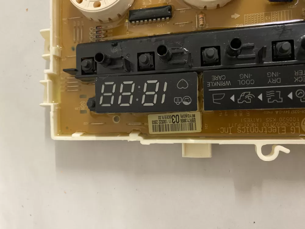 LG EBR71385603 Dryer Control Board AZ188425 | BKV866