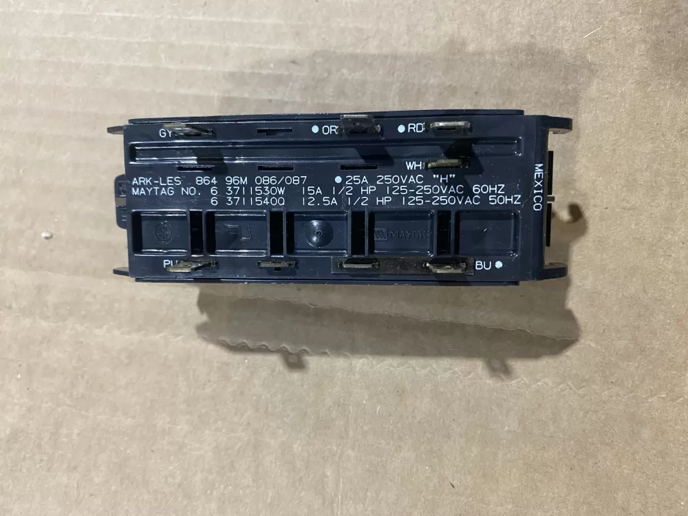 Maytag 6 3711530W 4 Dryer Switch Button AZ80294 | BK958