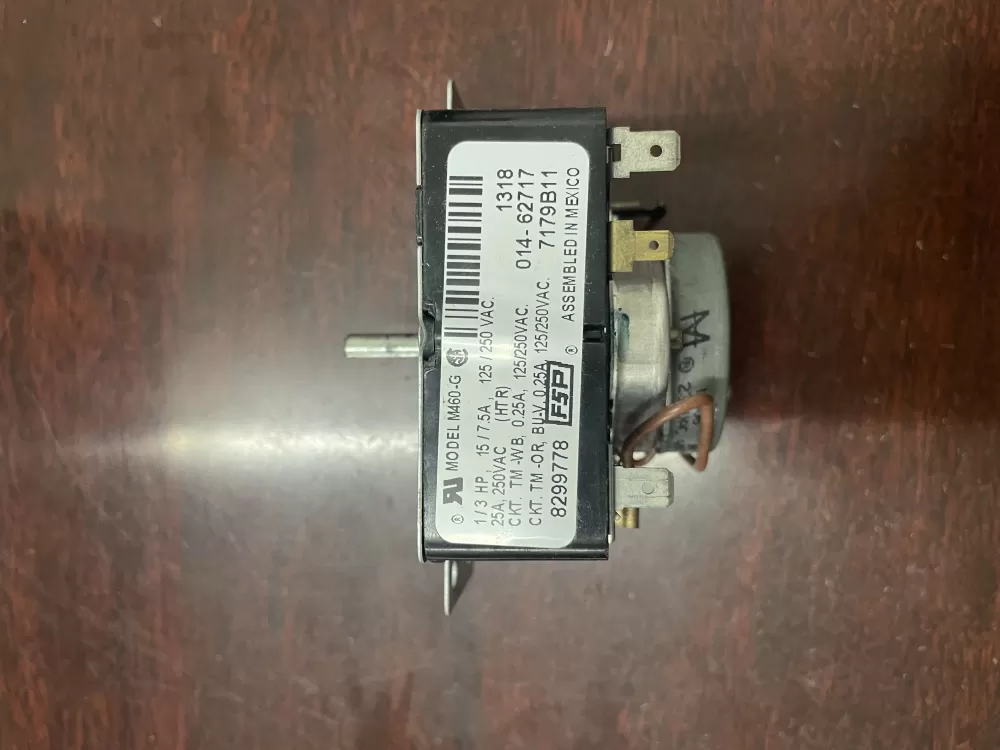 Whirlpool  Kenmore  Inglis  Estate  Amana WP8299778  AP6012586  8299778  909729  PS11745796 Washer Timer