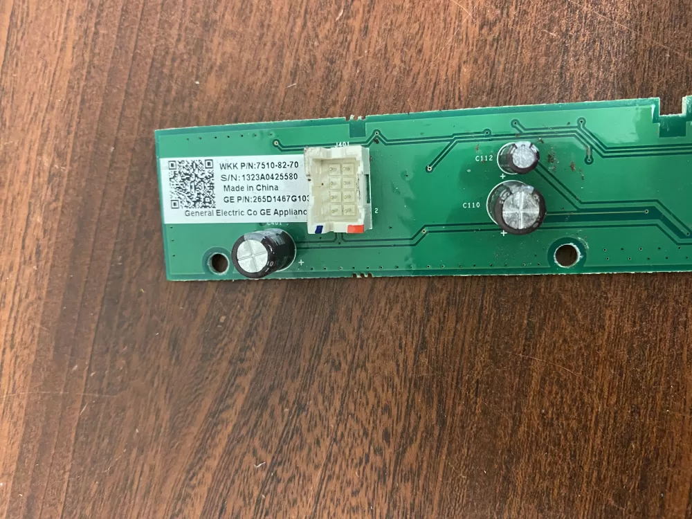 GE 265D1467G103 Wd21x10551 Dishwasher Control Board AZ39057 | BK526