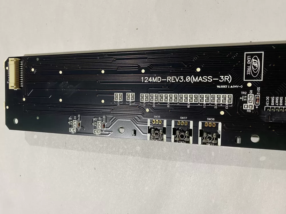 124MD-REV3.0 MASS-3R Refrigerator Control Board AZ140819 | BK2366