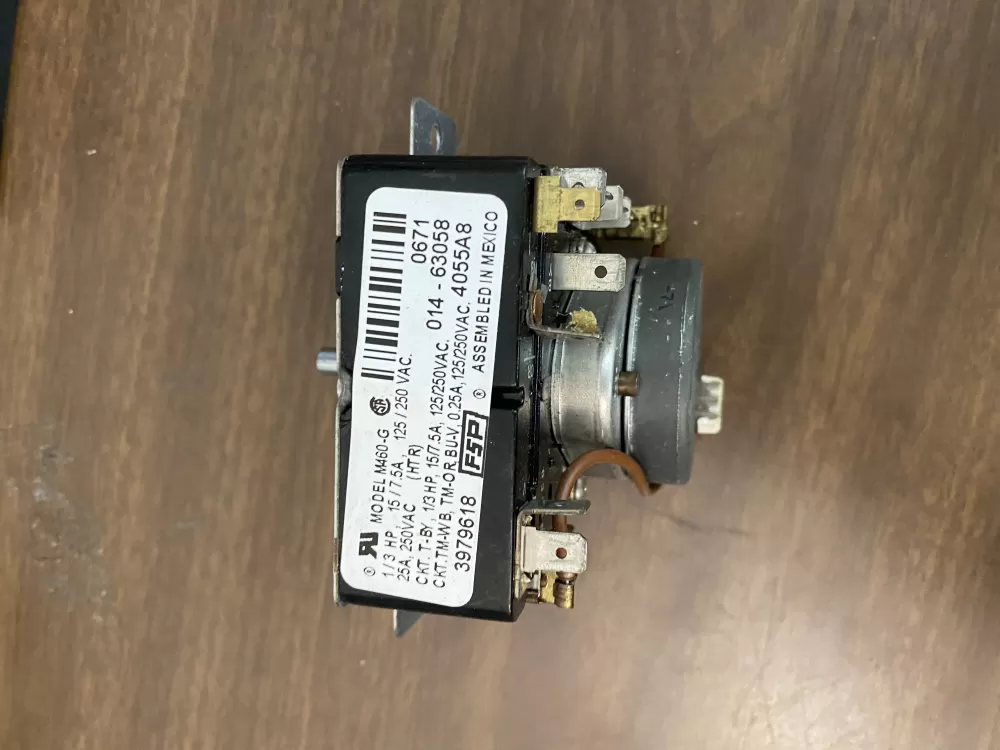 Whirlpool  Amana  Admiral AP6009056 3979618 3979618R 8299783 WP3979618 PS11742198 Dryer Timer