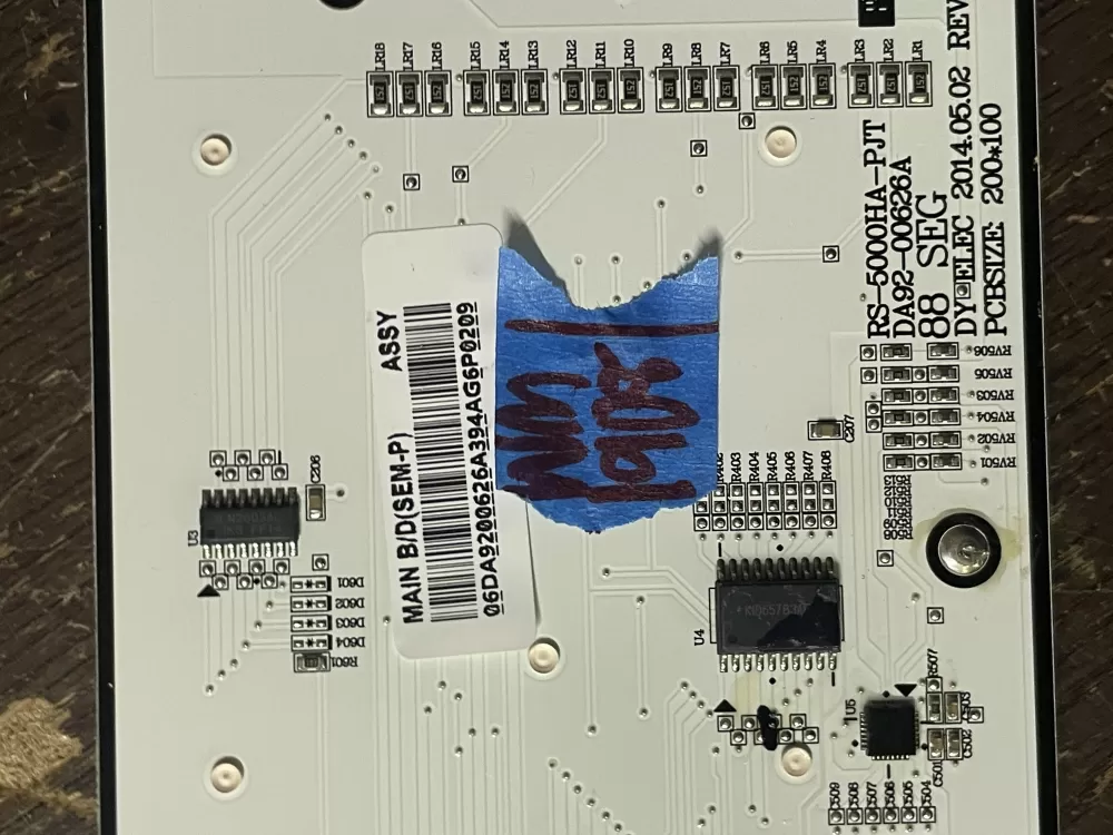 Samsung Refrigerator Dispenser Control Board -DA92-00626A AZ51839 | Wm1908