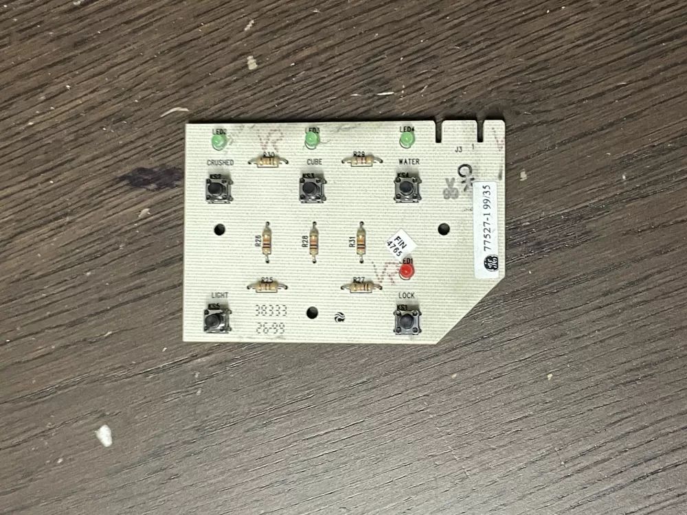 Whirlpool  GE  356072501 Refrigerator Dispenser Control Board
