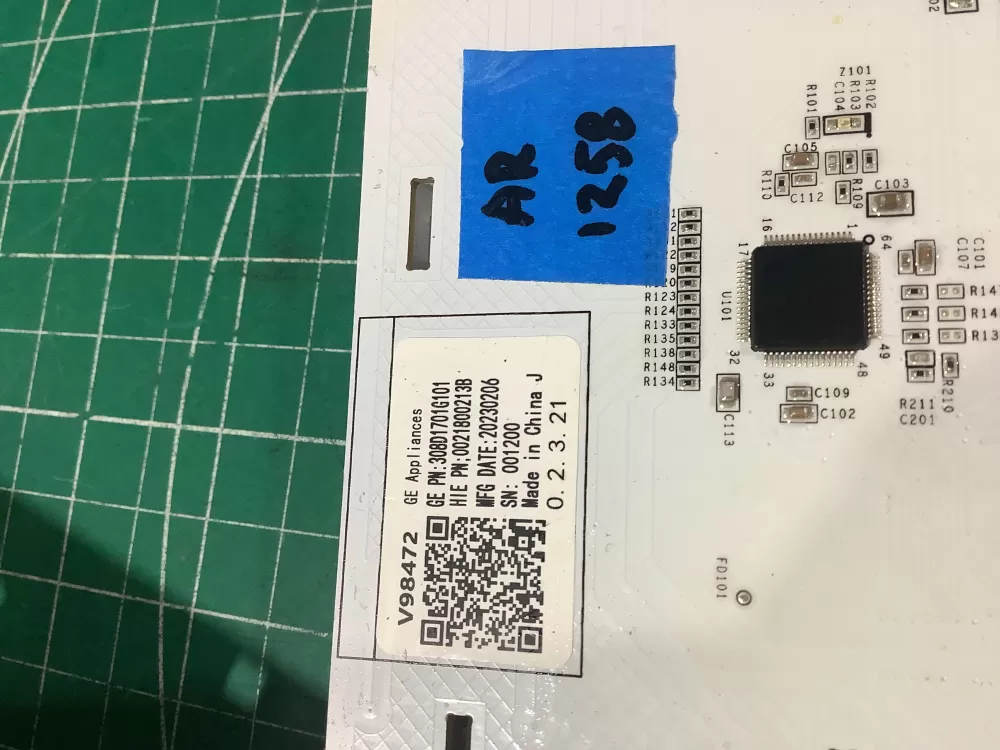 GE Washer 308D1701G101 Control Board AZ190534 | AR1258