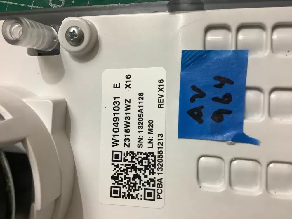 Whirlpool Maytag W10491031 AP6022250 Washer UI Control Panel AZ215978 | ARV964
