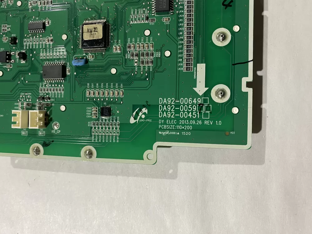 Samsung DA92 00597A Refrigerator Control Board Display AZ188849 | BK423