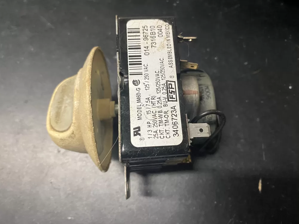 Whirlpool 3406723A 4433735 AP6008572 PS11741712 Dryer Timer AZ10145 | BK1017