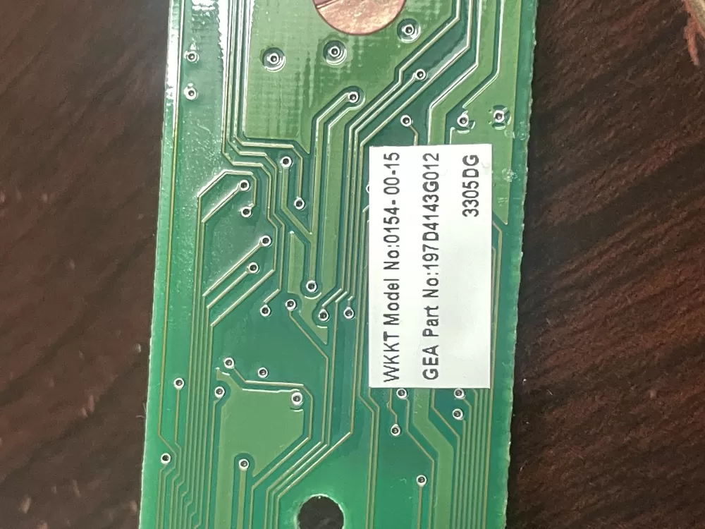 GE 197d4143g012 Ebx1018g003 Refrigerator Control Board AZ92900 | Wm1267
