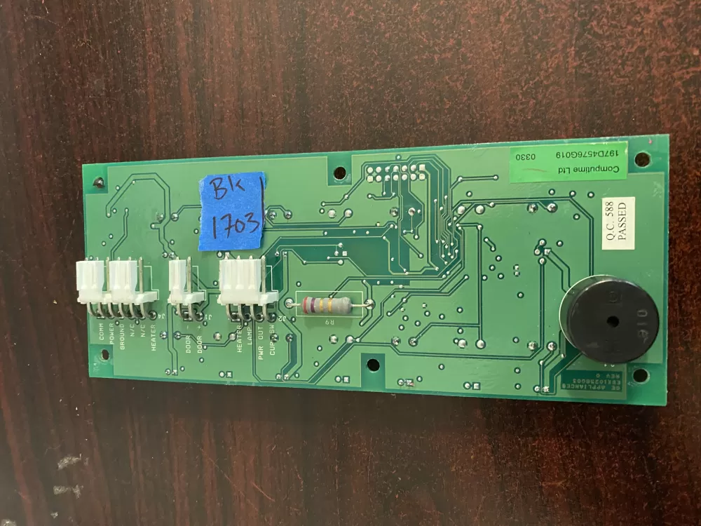 GE 197D4576G019 Refrigerator Control Board AZ34414 | BK1703