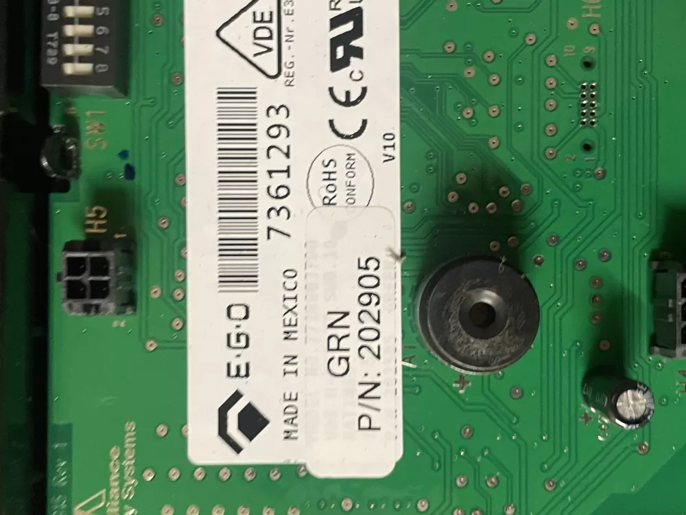 Speed Queen 202905P 202905 Washer Control Panel AZ44489 | Wmv65