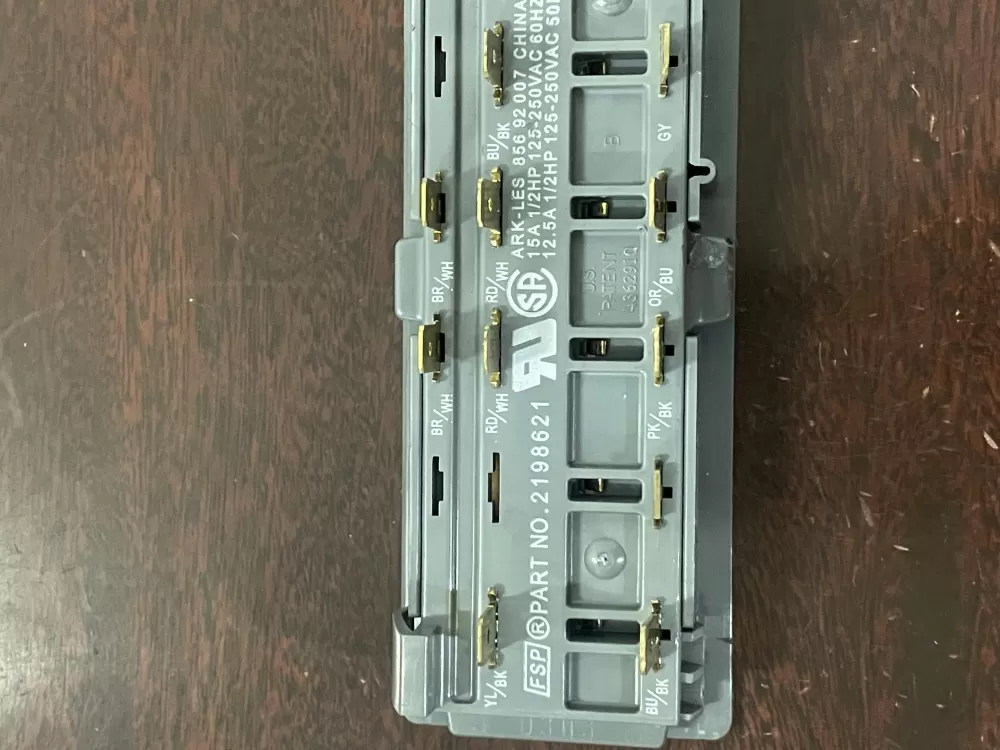 Whirlpool Maytag 2198621 Refrigerator Control Board Dispenser AZ58271 | KM2076